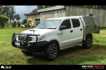 TOYOTA HILUX N70 4WD T05 SATIN BLACK MACHINED FACE
